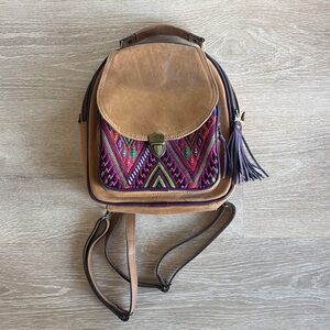 Real Leather backpack bag | Poncho’s Bags, Guatamala